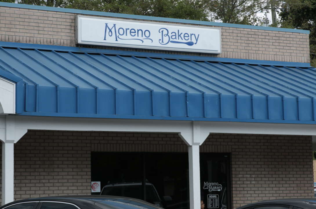 moreno bakery store front view