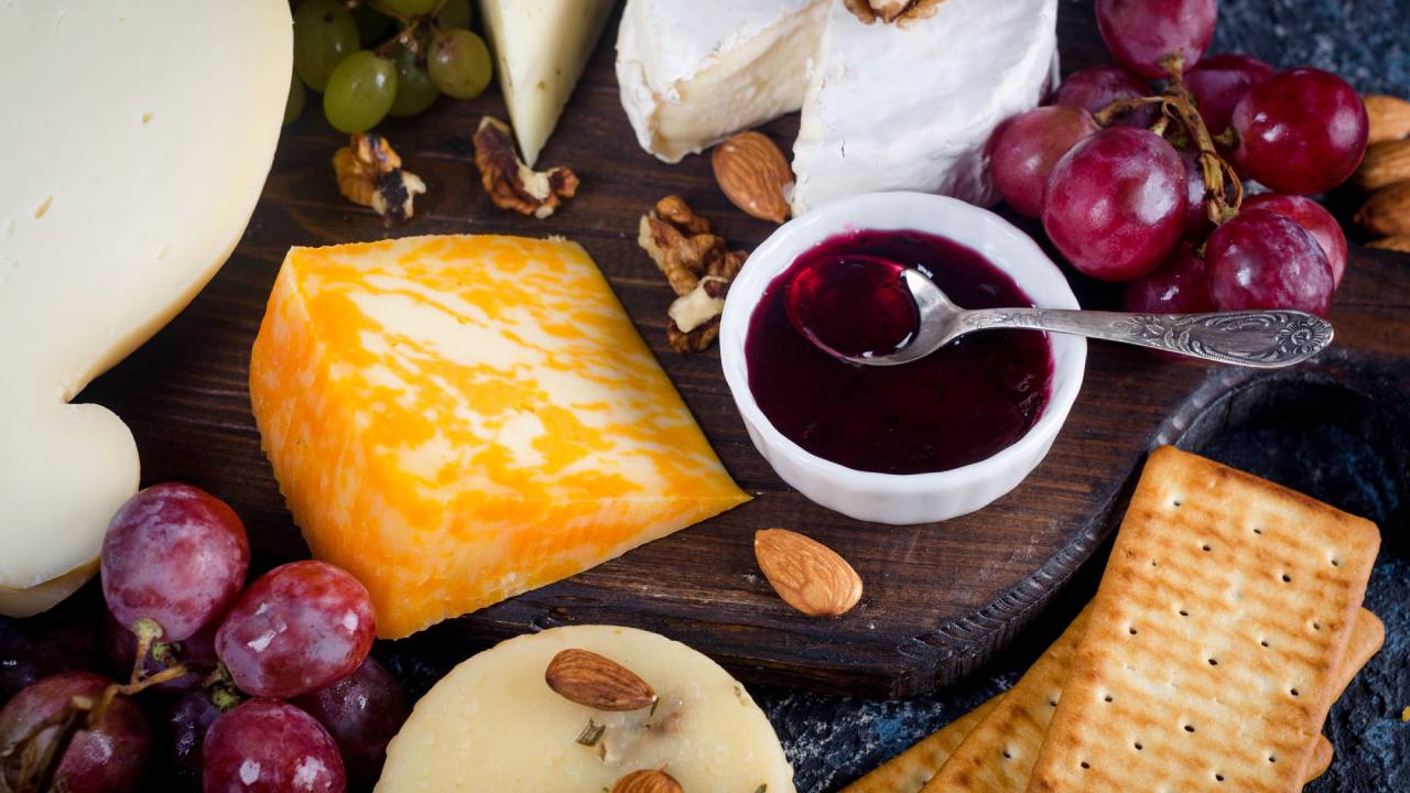 cheese board as a dessert