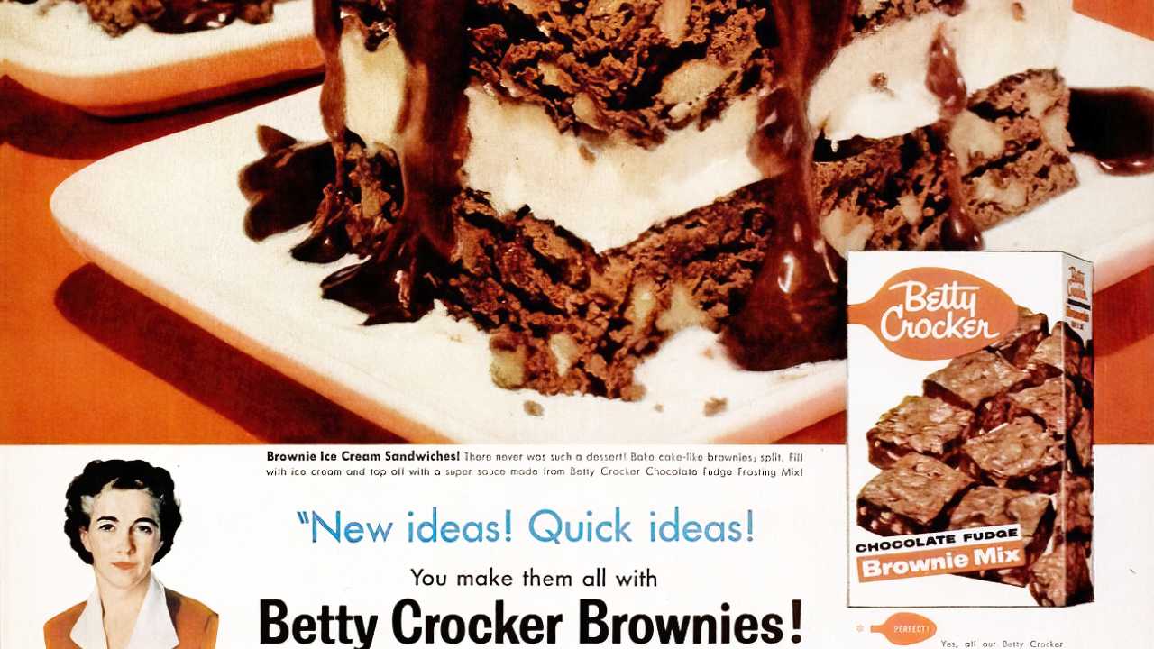 brownie ad for betty crocker brownies