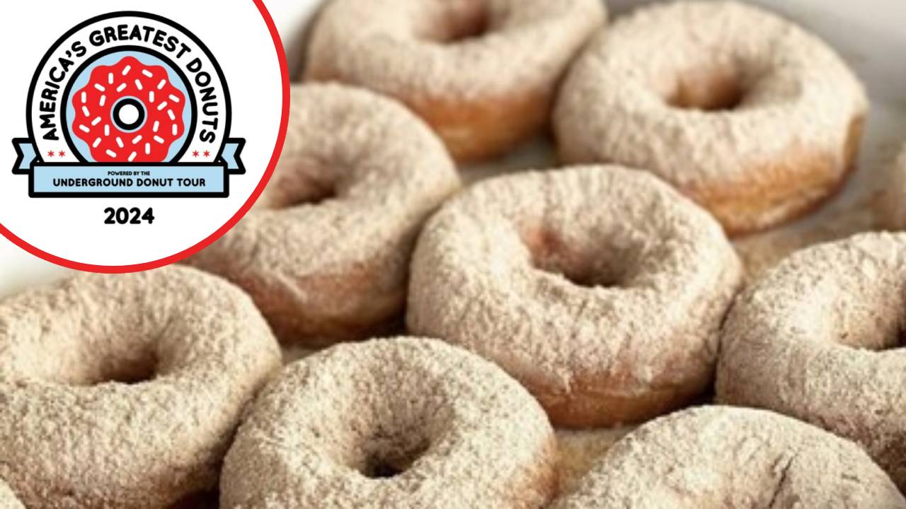 cinnamon coated donuts