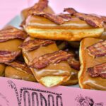bacon maple doughnut bars from voodoo doughnuts