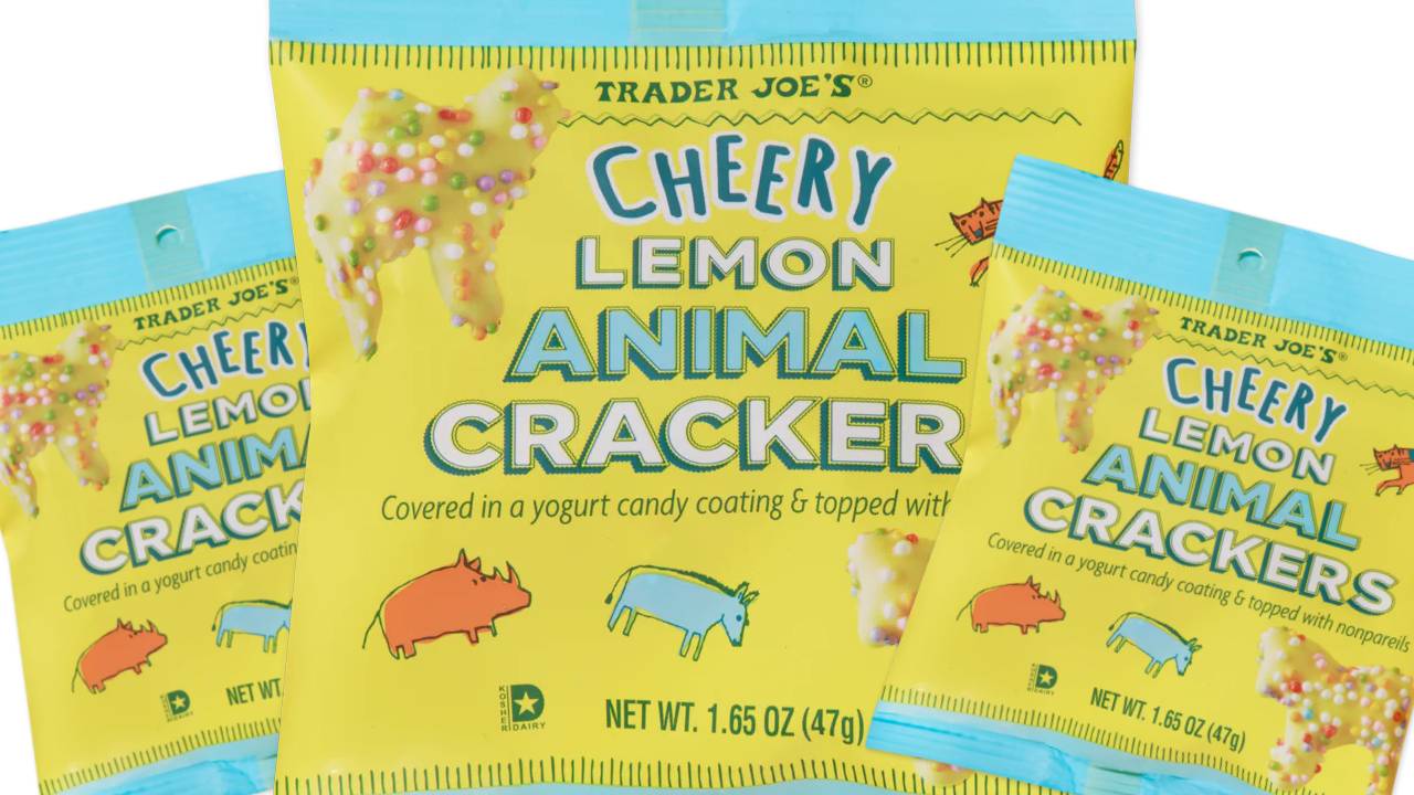 cheery lemon animal crackers from trader joe's