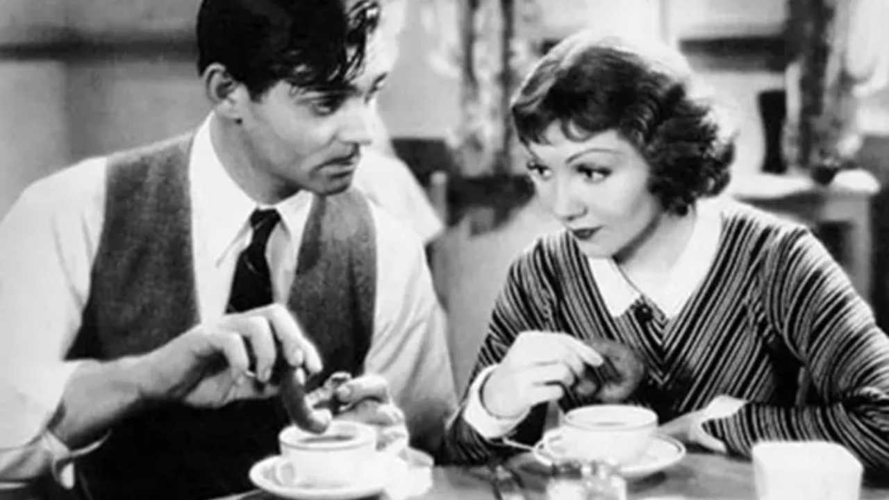 donut dunk scene in the movie it happened one night
