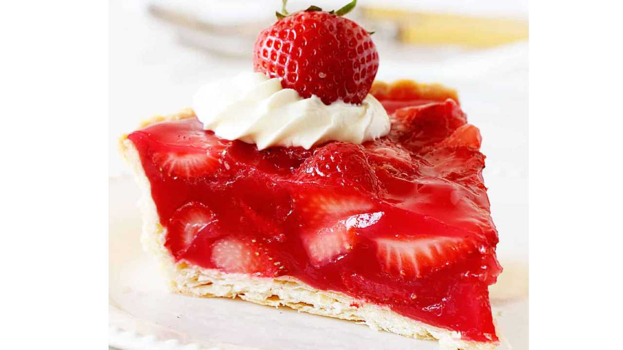 strawberry jello pie